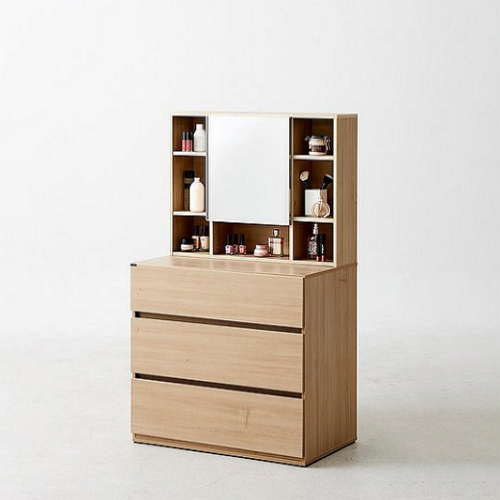 한샘 리즈 3단 서랍장 화장대 800