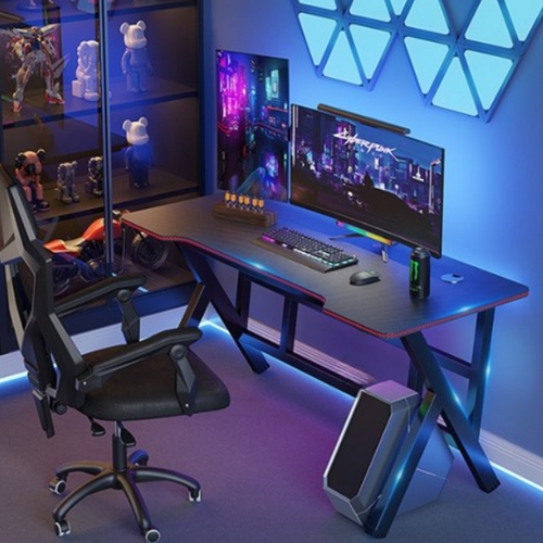 카본패턴 게이밍 컴퓨터 책상