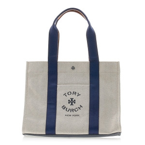 토리버치 비아델루쏘 여성 토리 캔버스 토트백 146771 254 105420