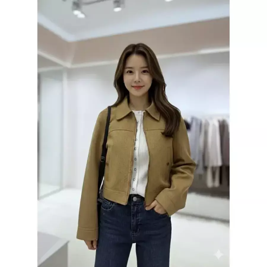 영림비엔에이 숲 인조 스웨이드 짚업자켓 SCRLE32D