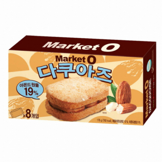 오리온 마켓오 다쿠아즈 8개입 176g (6개)_이미지