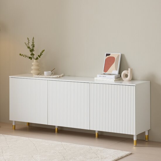 헤이몰리  모노 템바보드 다용도 수납 거실장 1500