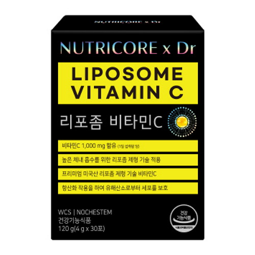 뉴트리코어 리포좀 비타민C 30포이미지입니다. 누르면 해당 게시물로 새창이동합니다.