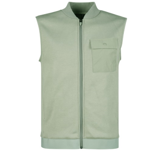 럭스골프 집업 우븐 포켓 기모 베스트 조끼 MS4A938