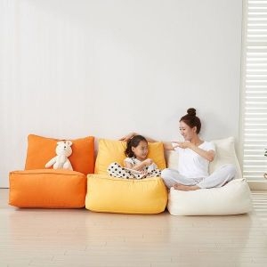 멀티쿠션 DIY삼각등쿠션 미니소파 아이보리