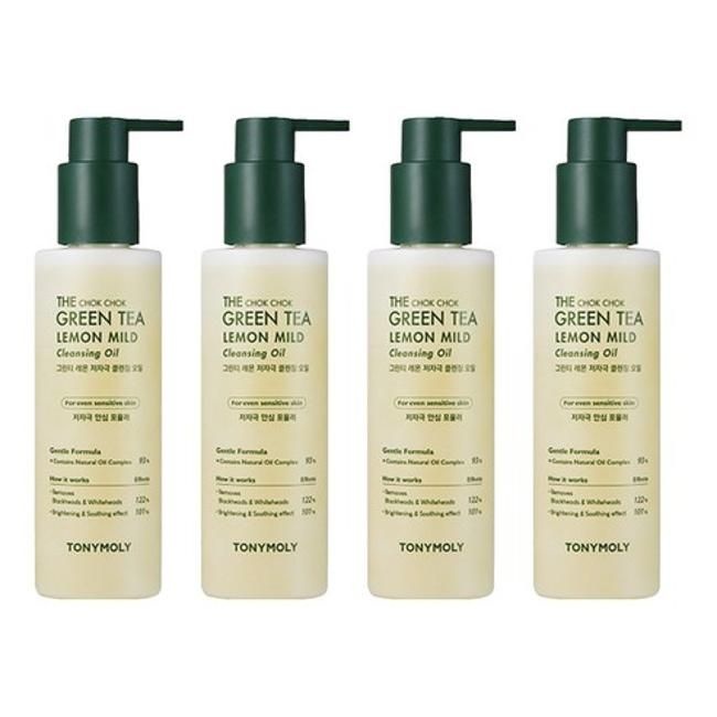 토니모리 더 촉촉 그린티 레몬 저자극 클렌징 오일 200ml (4개)