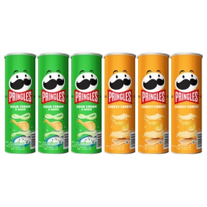 켈로그 프링글스 110g 3+3 양파맛/치즈맛