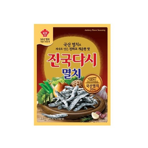 대상 청정원 진국다시 멸치 1kg (2개)