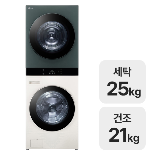 LG전자 트롬 오브제컬렉션 워시타워 WL21EGZU (공식인증점)_이미지