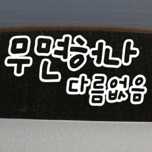 초보운전 무면허나 다름없음 스티커