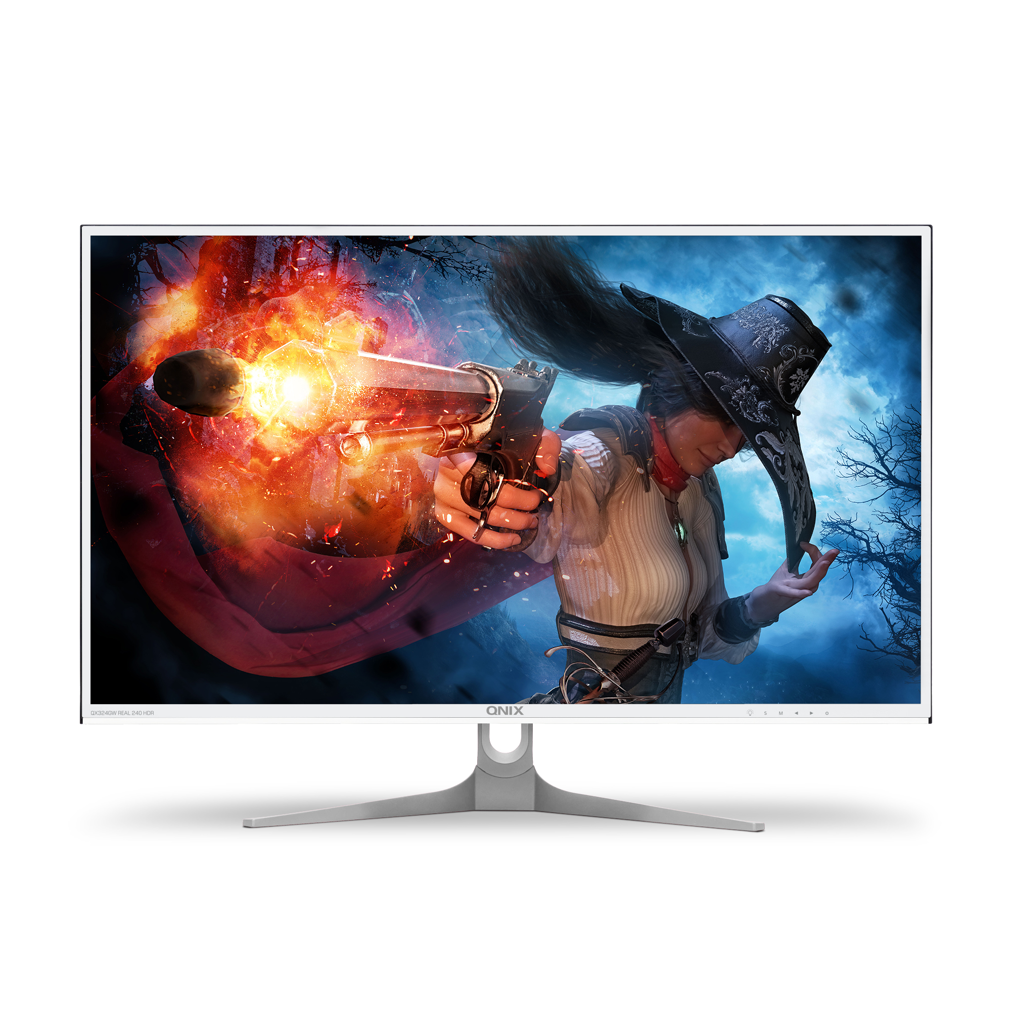 QX324GW REAL 240 HDR 게이밍 강화유리