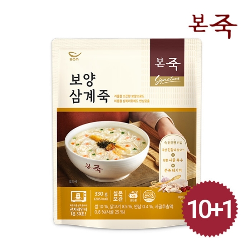 동방푸드마스타 본죽 보양삼계죽 330g [11개]