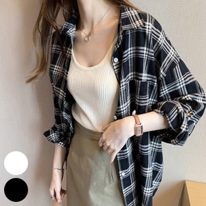 시드마켓 비기닝 체크 카라 셔츠 309J740S 빅