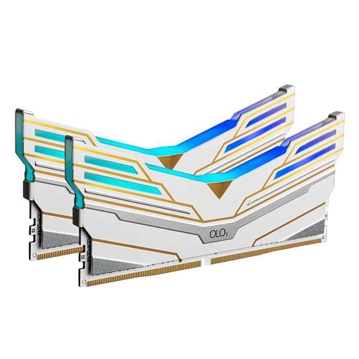 OLOy DDR4-3200 CL14 WarHawk PLATINUM SE RGB White 패키지 올로코리아 (16GB(8Gx2))_이미지