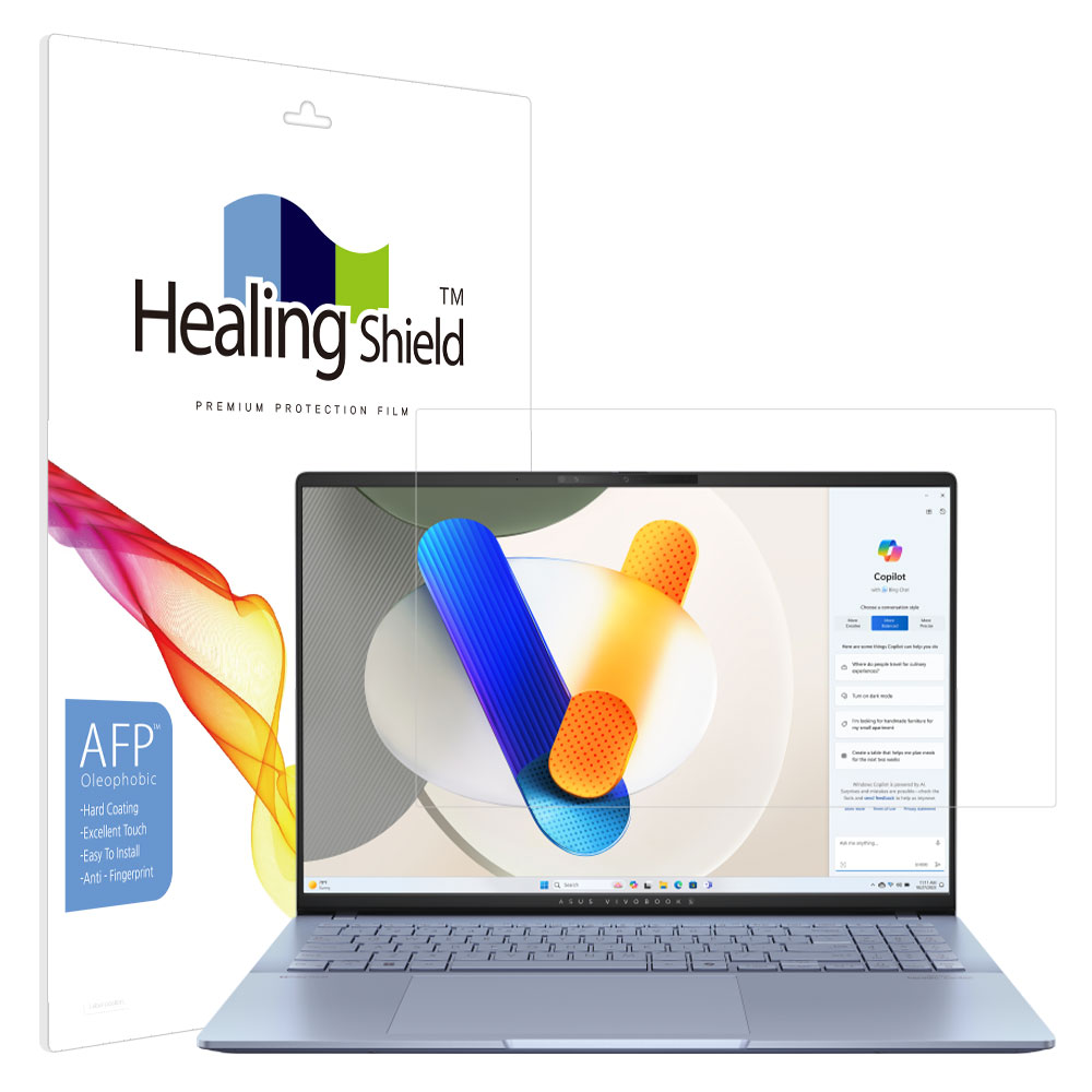 폰트리 힐링쉴드 ASUS 비보북 S 16 OLED S5606 올레포빅 고광택 액정보호필름_이미지
