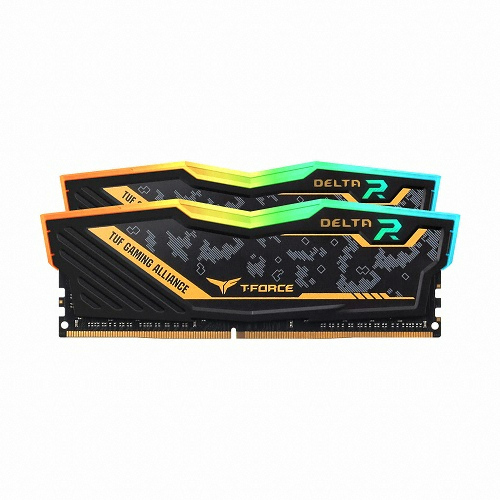 TeamGroup T-Force DDR4-2666 CL18 Delta TUF Gaming RGB 패키지 (16GB(8Gx2))_이미지