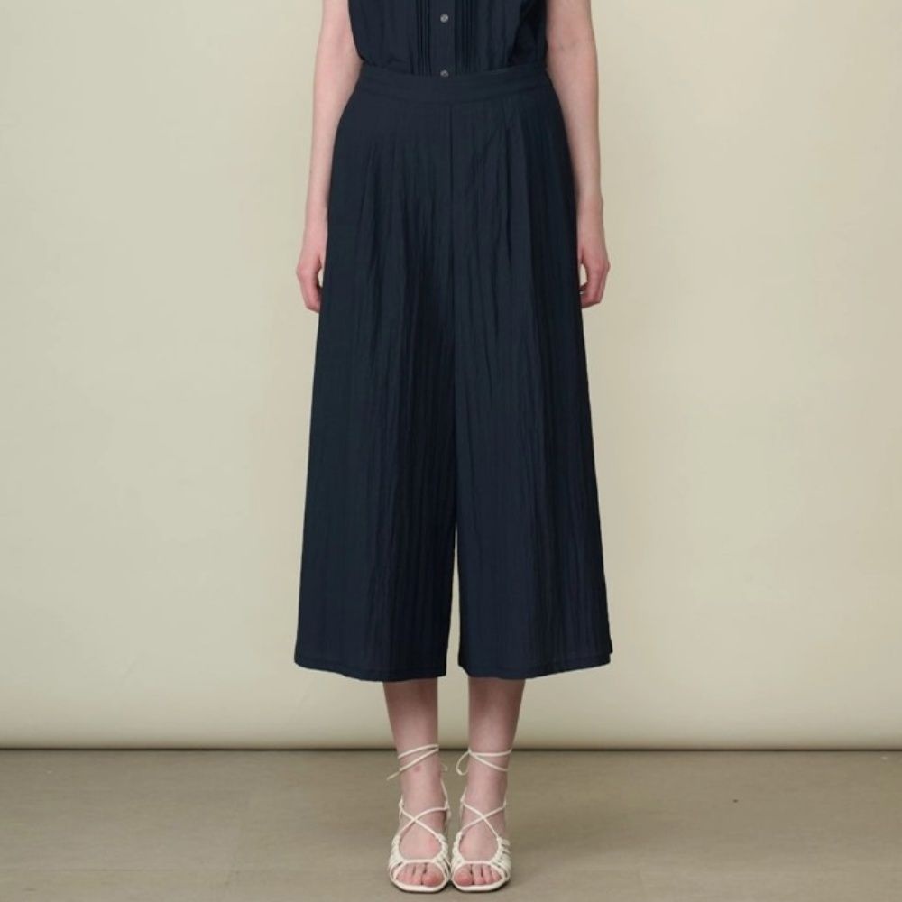  BCBG 여성 밴드 투턱 팬츠 B6F7P305