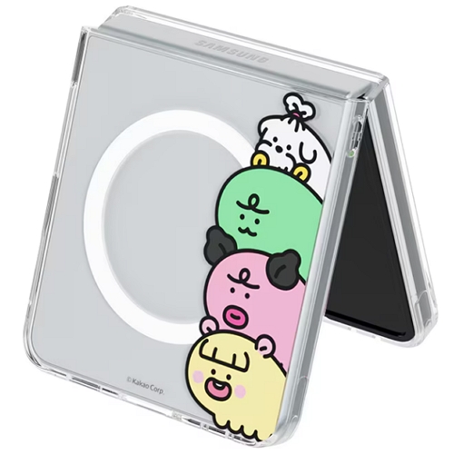 엑스플러스 갤럭시Z 플립7 니니즈 쬬르디와 친구들 버라이어티 마그넷 케이스