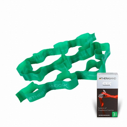 하이제닉 세라밴드 CLX 루프형 탄력밴드 (3단계, 그린)_이미지