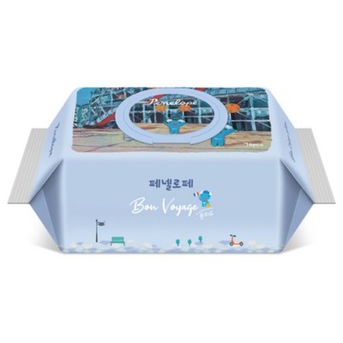 페넬로페 본보야지 퐁피두 물티슈 캡형 70매 (10팩)_이미지