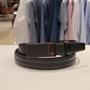 포체 FPSBE1206BK 벨트 블랙 로고포인트 심플 남성소가죽 자동벨트_이미지