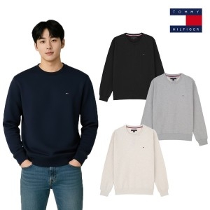 타미힐피거 남녀공용 맨투맨 4색상_78JB341