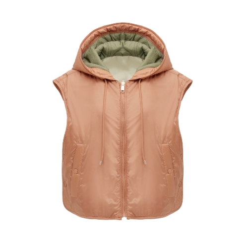 레반테 발수 조끼 패딩 카라멜 LEVANTE-032