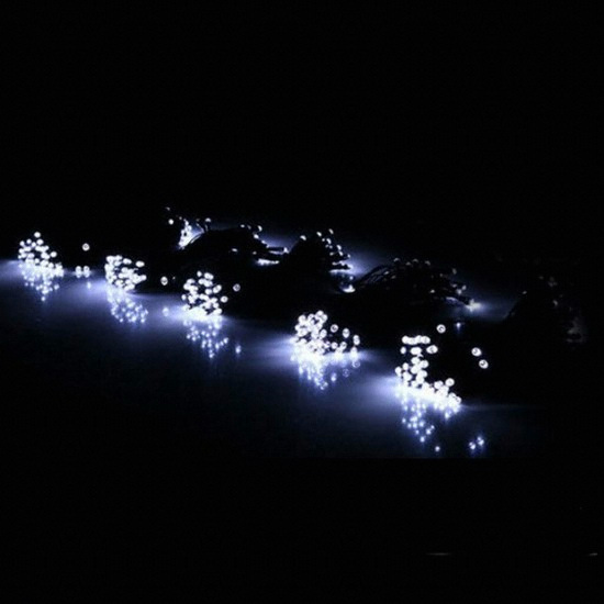 일신 LED 연결형 투명선 백색 트리전구 300구_이미지