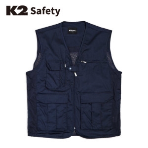 워크웨어 K2 세이프티 21VE-601R 조끼 상의 작업 남자_이미지