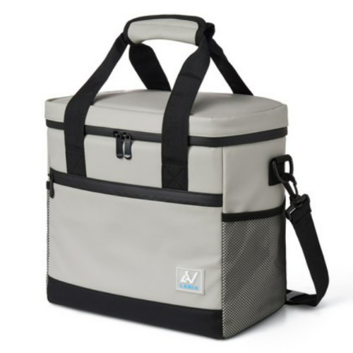 라니아 하루담기 실키 보냉백 문그레이