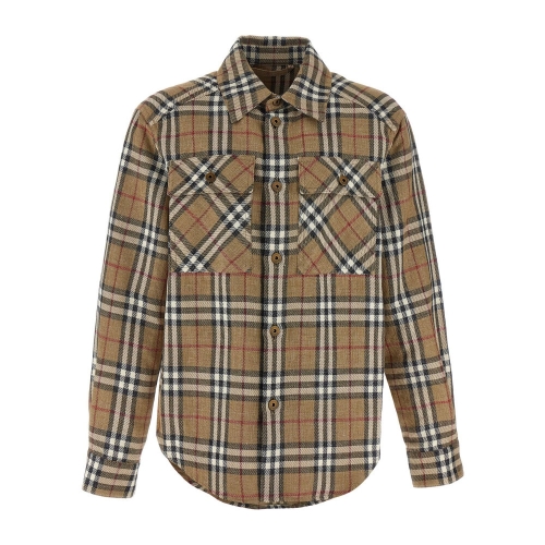 버버리 긴팔 셔츠 SS25 8108014NUTIPCHECK 5604020_이미지