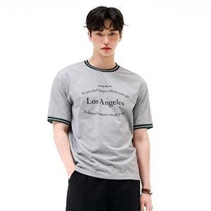 체이스컬트 남창원점 DP02 남성 링거팁 배색 반팔 티셔츠 EBRK5843D_이미지