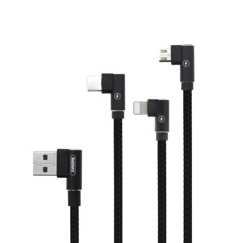 3in1 멀티 ㄱ자형 충전전용 케이블 RC-167th