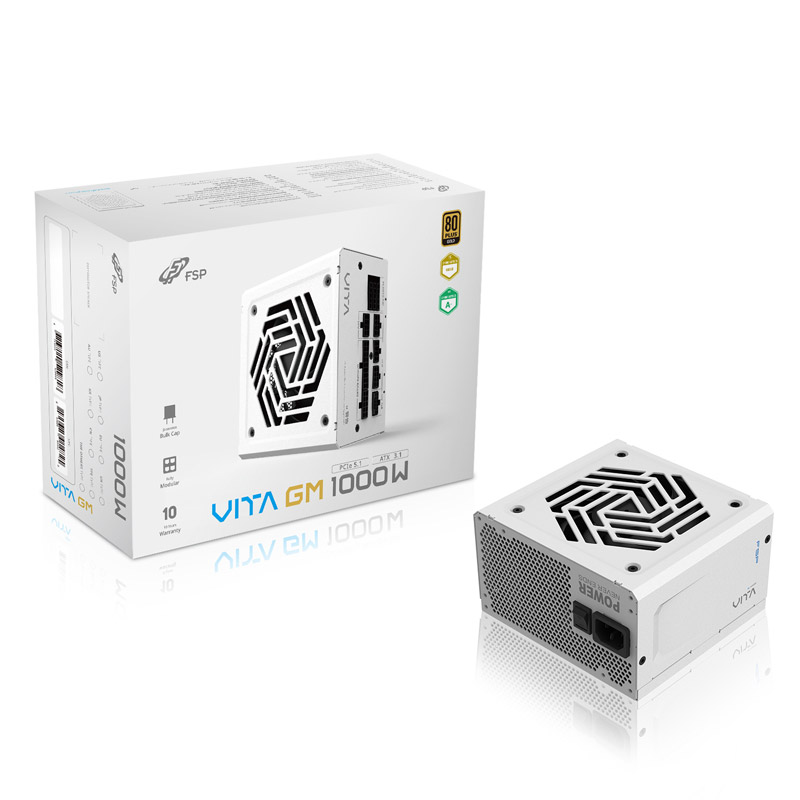 <b>FSP</b> VITA GM <b>1000W</b> 80PLUS골드 ATX3.1 화이트