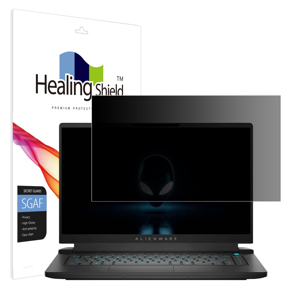 델 에일리언웨어 M15 R7 프라이버시 고광택 사생활 보호필름