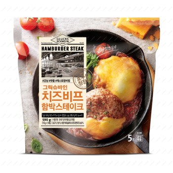 SPC삼립  그릭슈바인 치즈 비프 함박 스테이크 590g [1개] 상품이미지