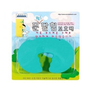 우일 문 닫힘 보호대 그린 1p 문닫힘방지 문받침대 도어쿠션 손끼임방지 문끼임방지