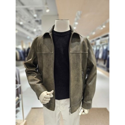 신성통상 ANDZ AND Z 2가지컬러 인조 나빠 소재 트러커 가죽점퍼 BZG1LJ1201_이미지