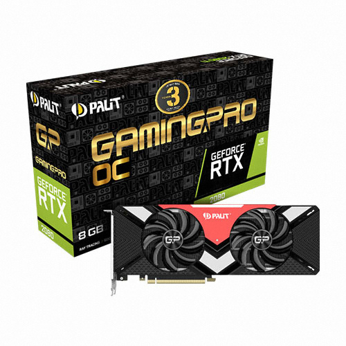 PALIT 지포스 RTX 2080 GAMINGPRO OC D6 8GB