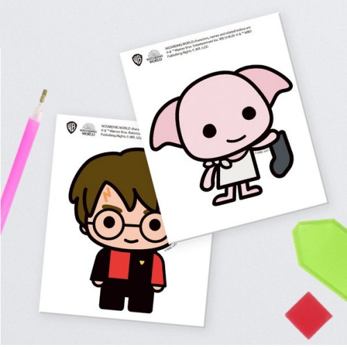 아이러브페인팅 DIY 데코스티커형 보석십자수 해리포터 10x12 (해리포터와 도비)