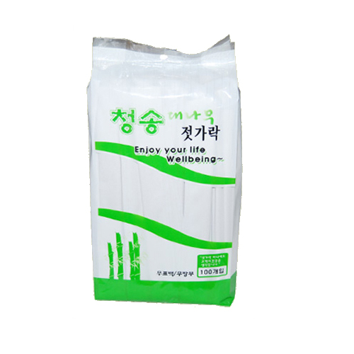 켈마 청송 대나무 젓가락 (100개)_이미지
