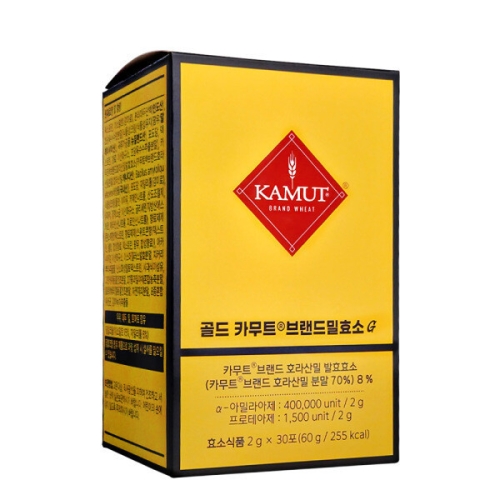 코스팜 그레인온 골드 카무트 브랜드밀 효소G 3g 30포 (1개)