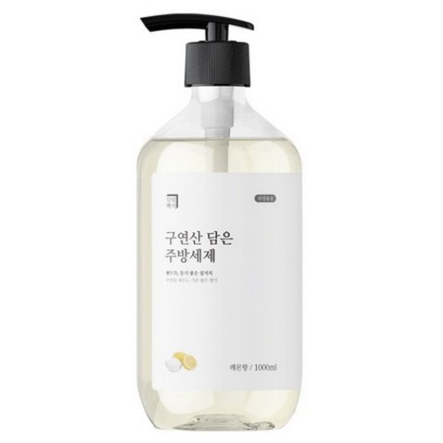 살림백서 구연산 담은 주방세제 레몬향 1L (4개)_이미지