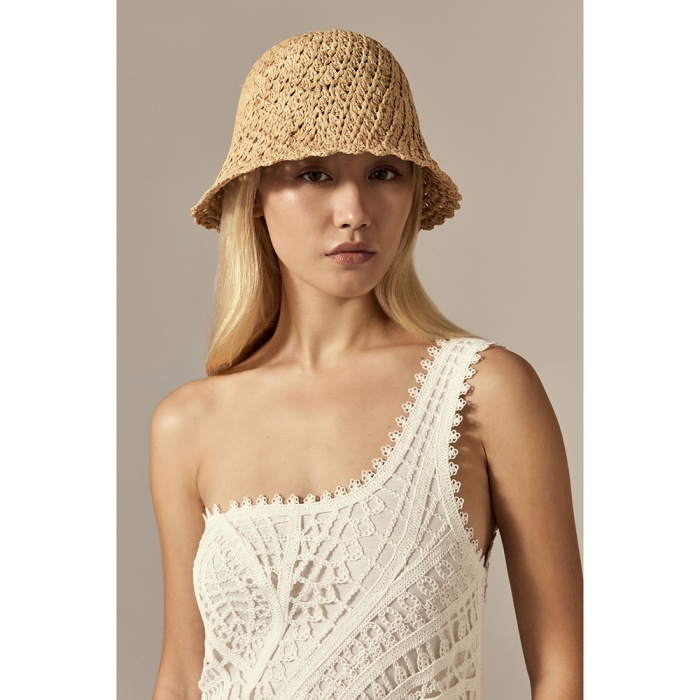 헬렌카민스키 리오 라피아 크로셰 클로슈