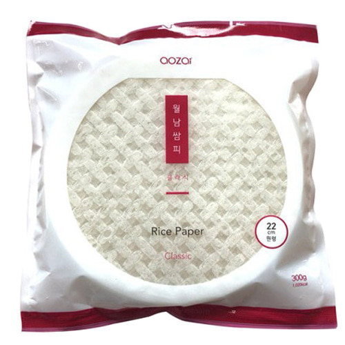 아오자이 베트남 라이스페이퍼 원형 22cm 300g (1개)_이미지