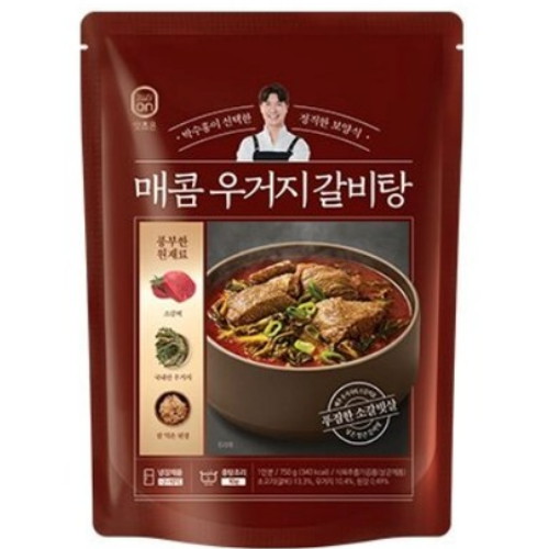 에치와이(HY) 잇츠온 박수홍의 매콤 우거지 갈비탕 750g (4개)_이미지