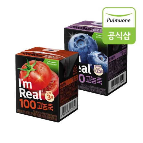 풀무원 아임리얼 100 고농축 토마토 120ml (24개)_이미지