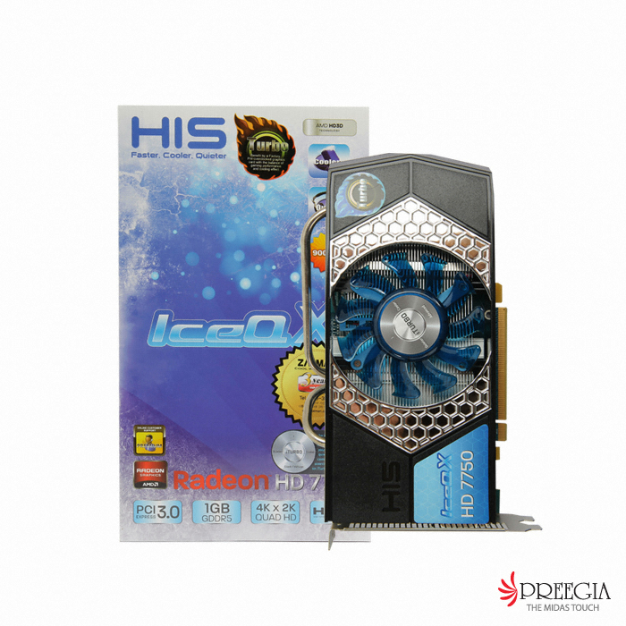 HIS 라데온 HD 7750 TURBO D5 1GB ICEQX 잘만테크