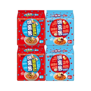 농심 배홍동 쫄쫄면8개 + 배홍동 비빔면8개_이미지