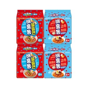 농심 <b>배홍동</b> 쫄쫄<b>면</b>8개 + <b>배홍동</b> <b>비빔</b><b>면</b>8개
